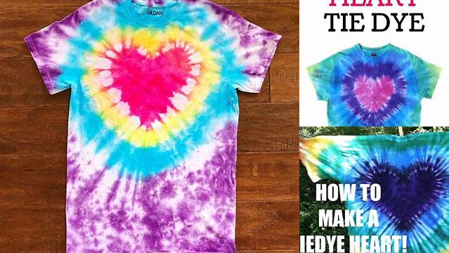 42+ How To Do Heart Tie Dye Design