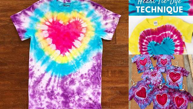 81+ How To Make Tie Dye Heart Designs