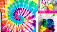 18+ How To Tie Dye Designs Spiral