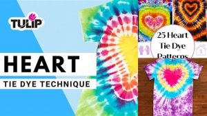 68+ How To Tie Dye Patterns Heart