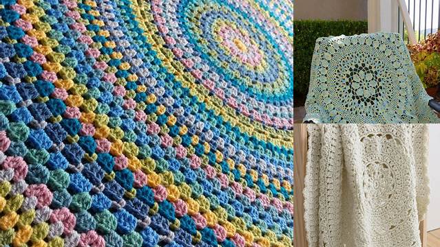 30+ In The Round Crochet Blanket Pattern