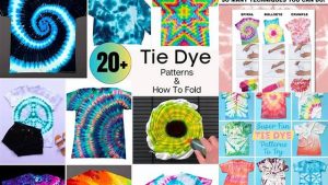 14+ Instructions For Tie Dye Patterns