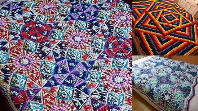 59+ Kaleidoscope Crochet Blanket Patterns