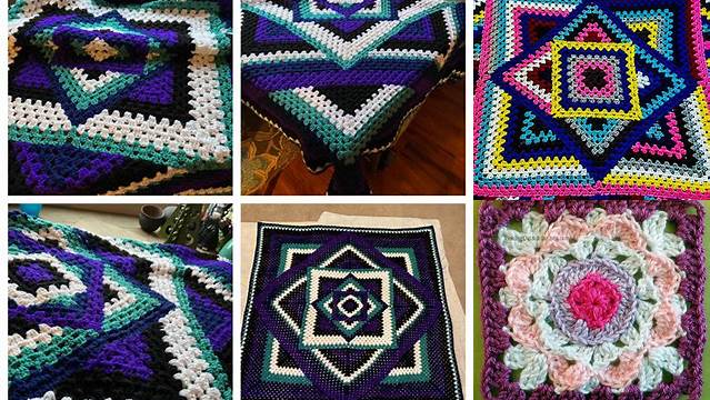 9+ Kaleidoscope Granny Square Patterns Free