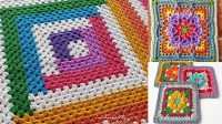 77+ Large Crochet Granny Square Patterns Free