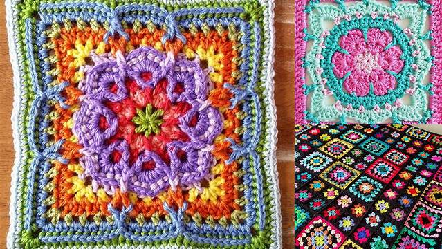 38+ Large Granny Square Patterns Free