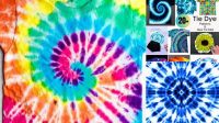 4+ Line Tie Dye Pattern