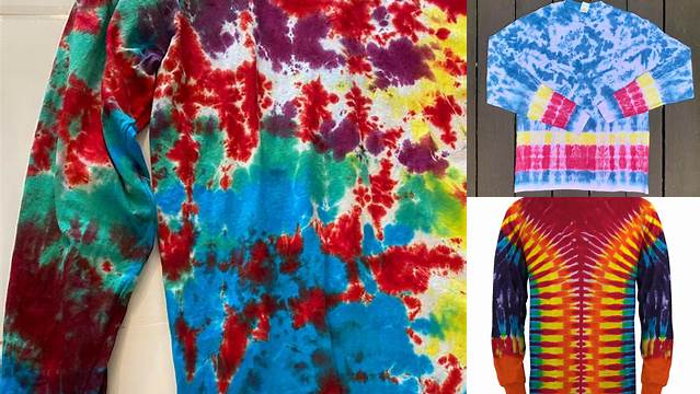 29+ Long Sleeve Tie Dye Patterns