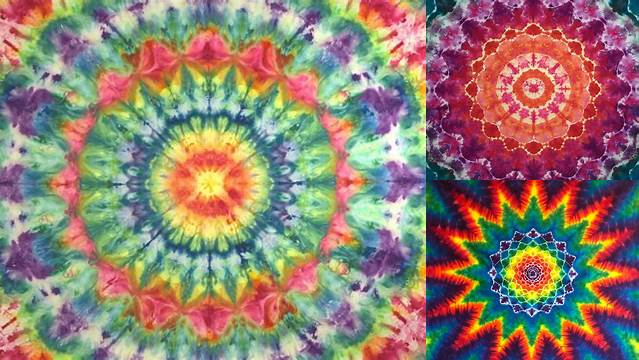 78+ Mandala Fold Tie Dye