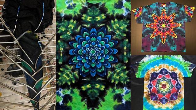 96+ Mandala Tie Dye Shirt Folding