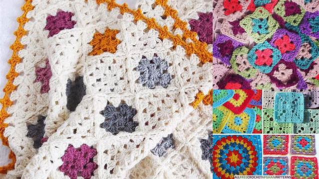 15+ Mini Granny Square Blanket Patterns Free