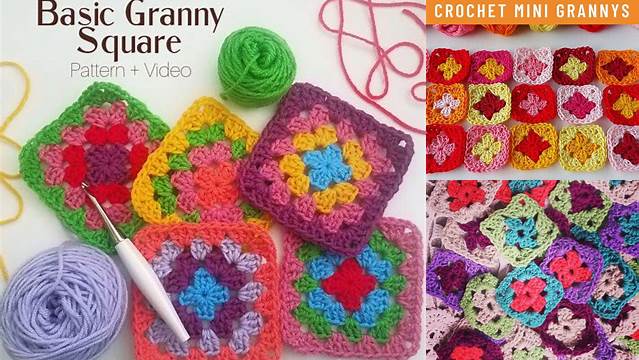 66+ Mini Granny Square Patterns Free