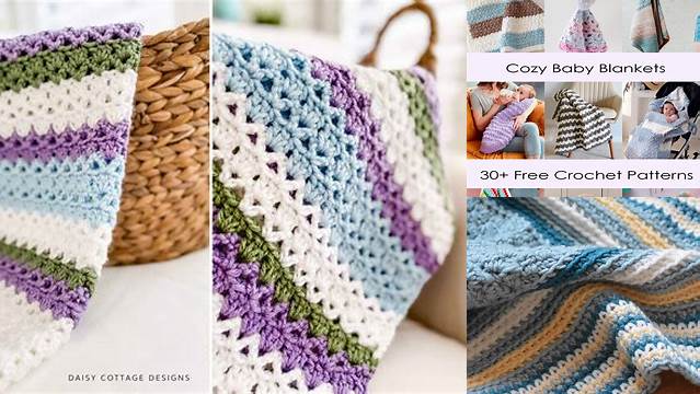 7+ Modern Crochet Baby Blanket Patterns Free Uk