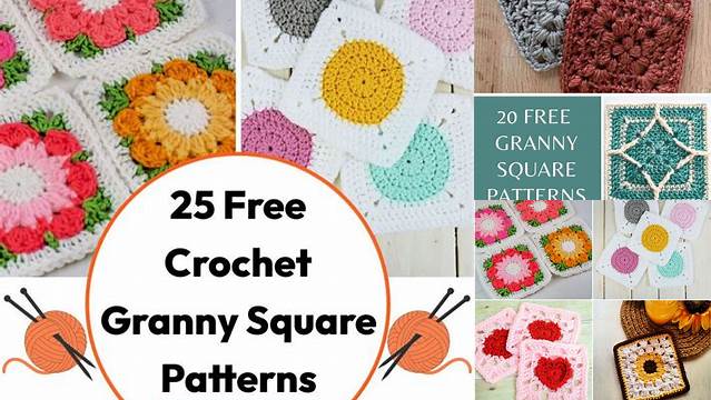 67+ Modern Granny Square Pattern Pdf Free Download