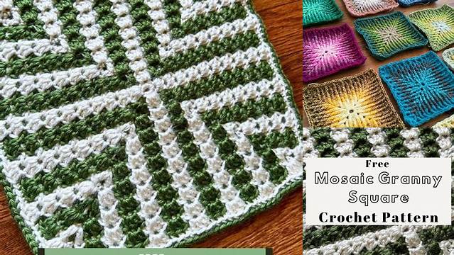 5+ Mosaic Granny Square Patterns Free