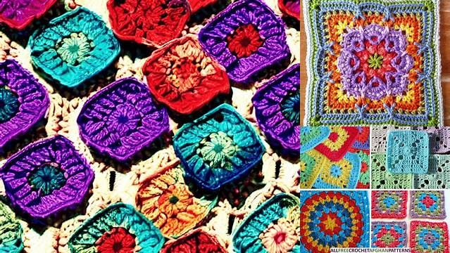 67+ Multicolor Granny Square Patterns Free