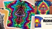 12+ Mushroom Tie Dye Technique