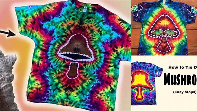 12+ Mushroom Tie Dye Technique