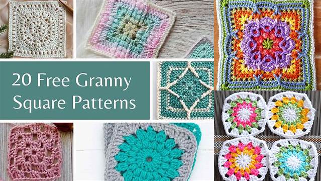 98+ New Granny Square Patterns Free