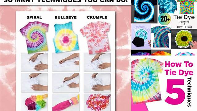 54+ New Tie Dye Techniques