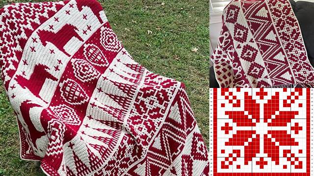 20+ Nordic Crochet Blanket Patterns Free