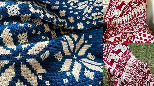 81+ Nordic Crochet Blanket Patterns