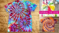 87+ Off Center Spiral Tie Dye