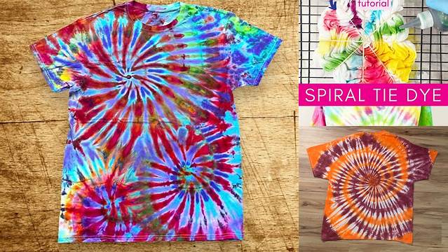 87+ Off Center Spiral Tie Dye