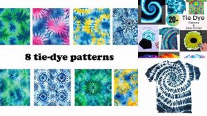 99+ One Color Tie Dye Patterns