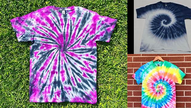 55+ One Color Tie Dye Spiral