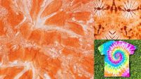 81+ Orange Tie Dye Pattern