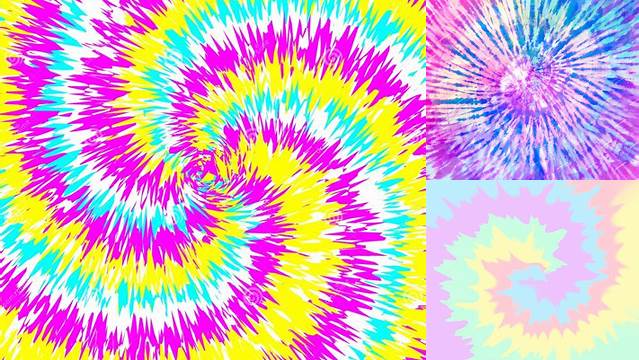 55+ Pastel Tie Dye Swirl