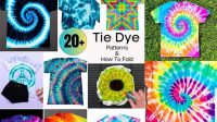 27+ Patterns To Tie Dye