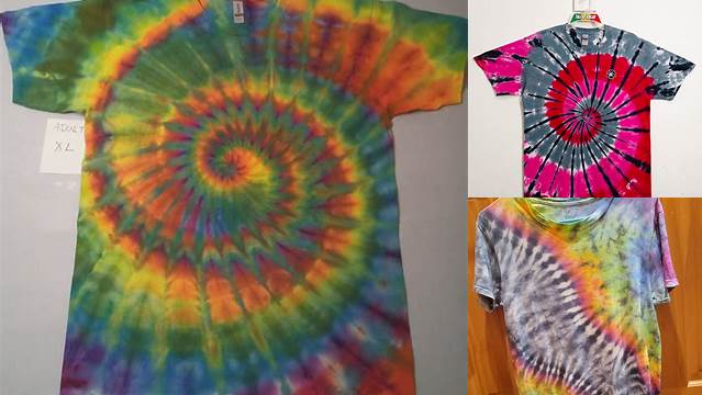 75+ Pleated Spiral Tie Dye