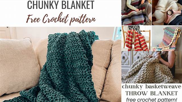 39+ Quick And Easy Chunky Crochet Blanket Patterns