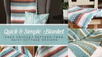 90+ Quick And Easy Crochet Blanket Patterns Free Pdf