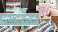 25+ Quick And Easy Crochet Blanket Patterns Free Pdf Download