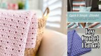 32+ Quick And Easy Crochet Blanket Patterns Free Youtube