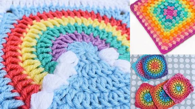 74+ Rainbow Granny Square Pattern Free