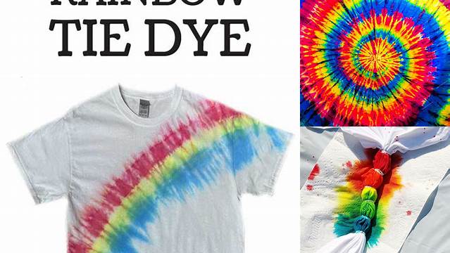 21+ Rainbow Tie Dye Technique