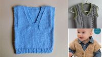 35+ Ravelry Free Knitting Pattern For Child Sleeveless Vest Straight