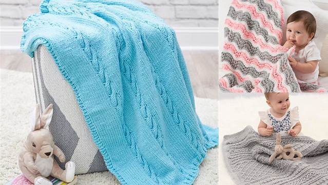 11+ Red Heart Free Knitting Patterns For Baby Blankets Pdf