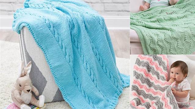 91+ Red Heart Free Knitting Patterns For Baby Blankets