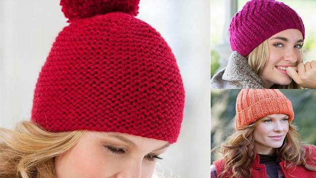 24+ Red Heart Free Knitting Patterns For Hats