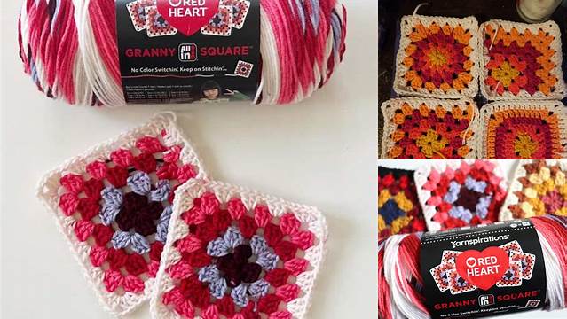 50+ Red Heart Granny Square Yarn Patterns Free Pdf