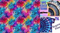 84+ Repeating Peacock Tie Dye