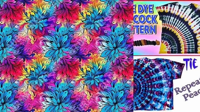 84+ Repeating Peacock Tie Dye