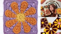 12+ Retro Daisy Granny Square Pattern Pdf Free Youtube