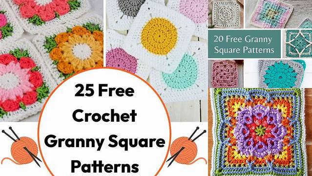 26+ Retro Granny Square Pattern Free Pdf