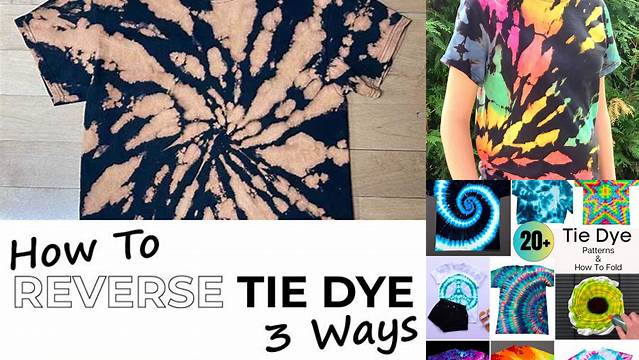 66+ Reverse Tie Dye Patterns Step By Step